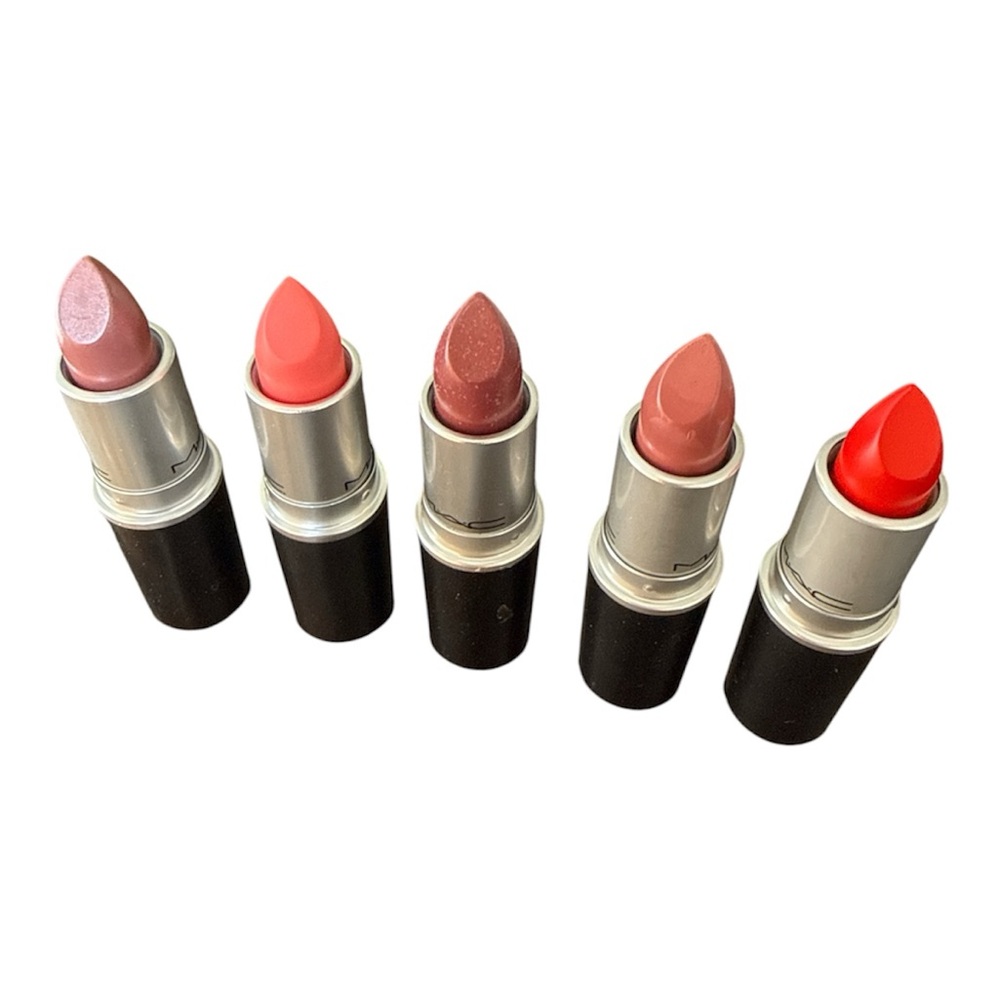 MAC Cosmetics Lipstick Collection set of 5 fun colors Matte lipstick brand new - Picture 3 of 3